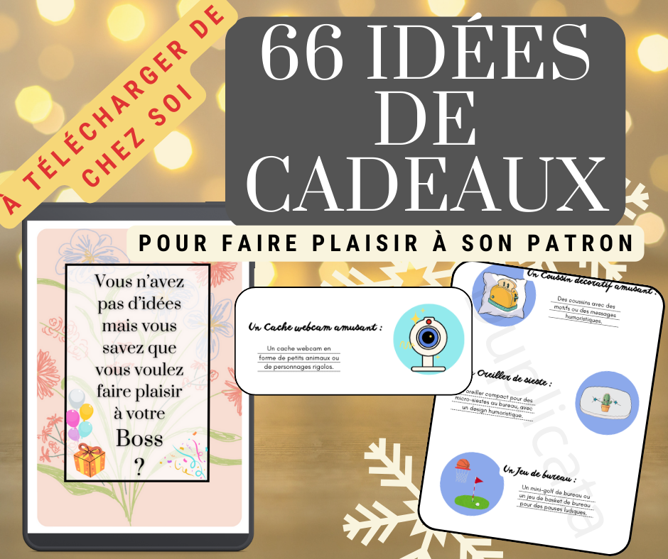 Un catalogue d'idées cadeau pour son patron
